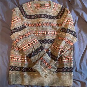 JCREW M Shetland Wool Sweater